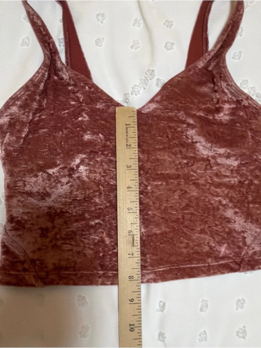 Lululemon Align Tank Crushed Velvet Soft Cranberry Special Edition Athleisure 6 - Picture 3 of 6